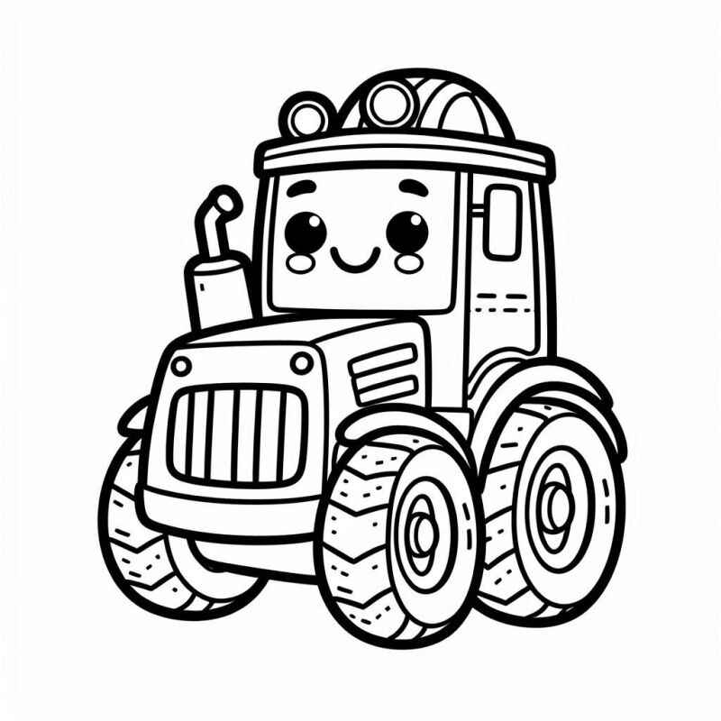 Traktor Ausmalbilder 132