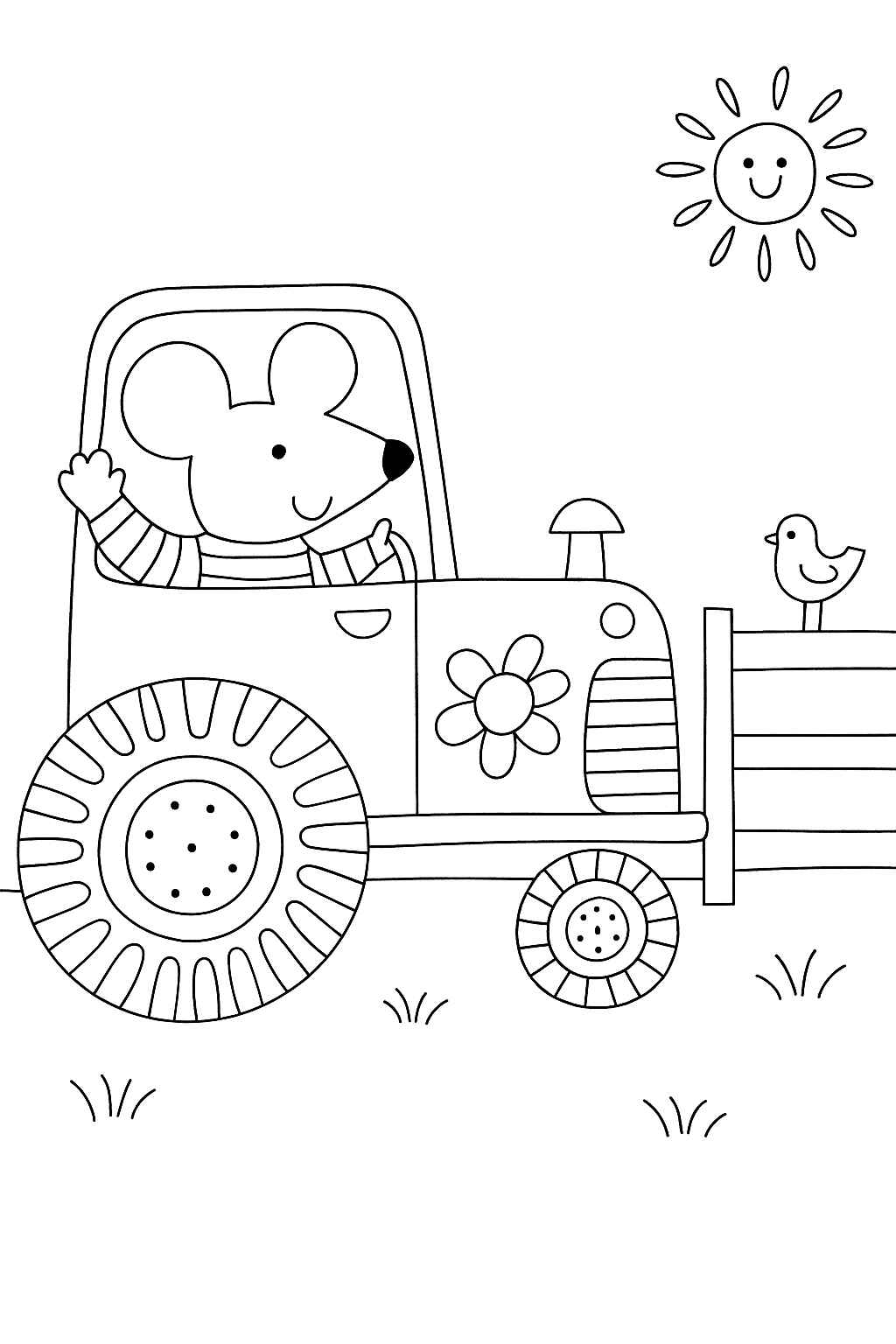 Traktor Ausmalbilder 273