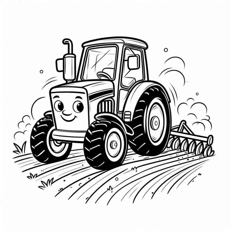 Traktor Ausmalbilder 410