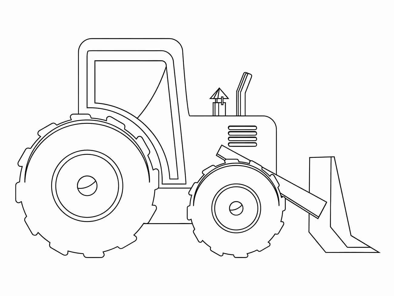 Traktor Ausmalbilder 477