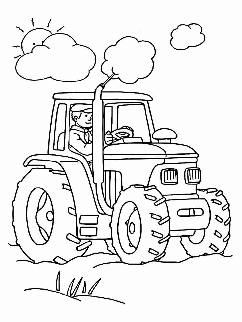 Traktor Ausmalbilder 776