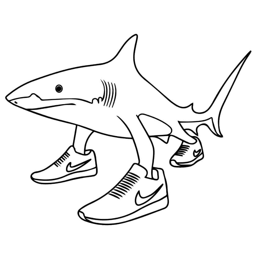 Tralalero Tralala Ausmalbilder 715