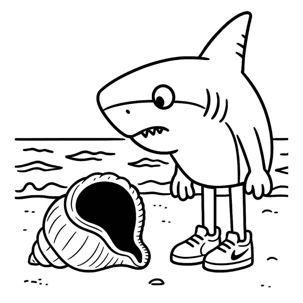 Tralalero Tralala Ausmalbilder 999