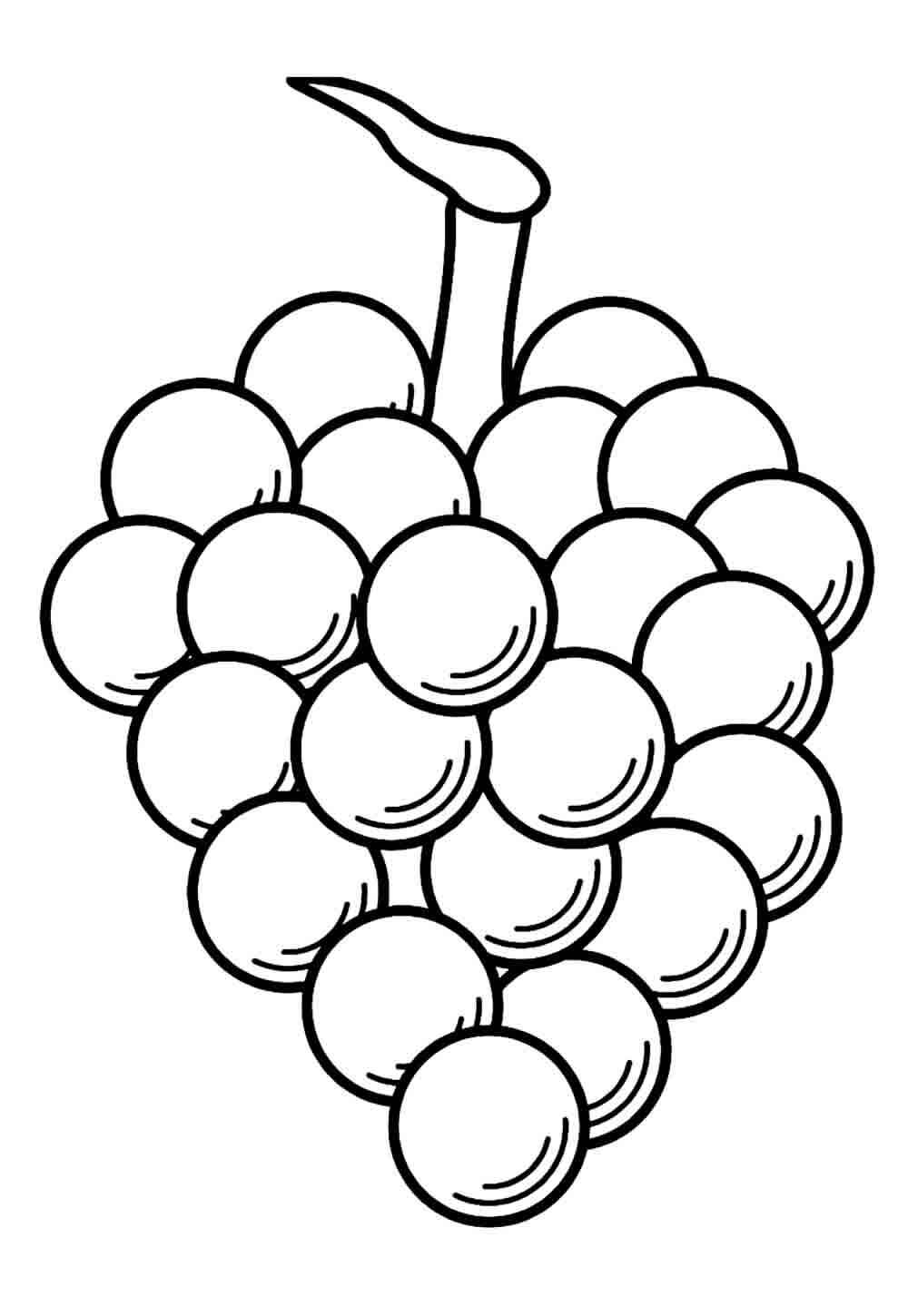 Trauben Ausmalbilder 112