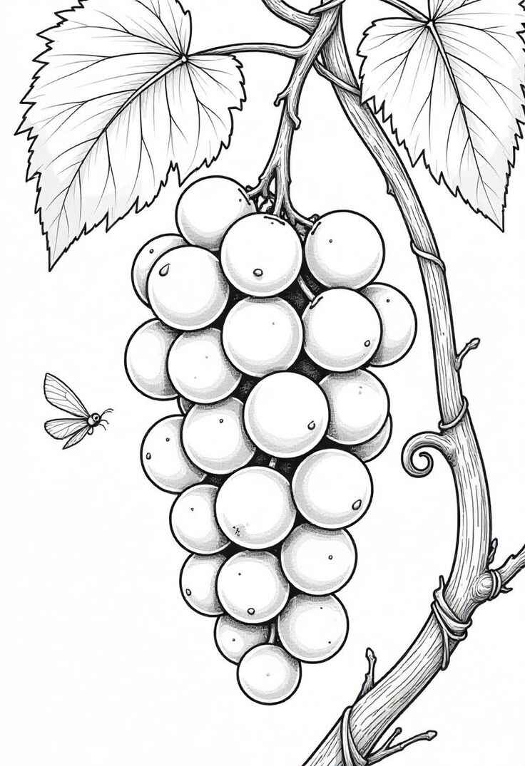 Trauben Ausmalbilder 239