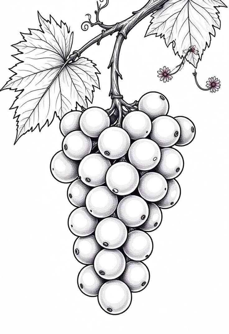 Trauben Ausmalbilder 586