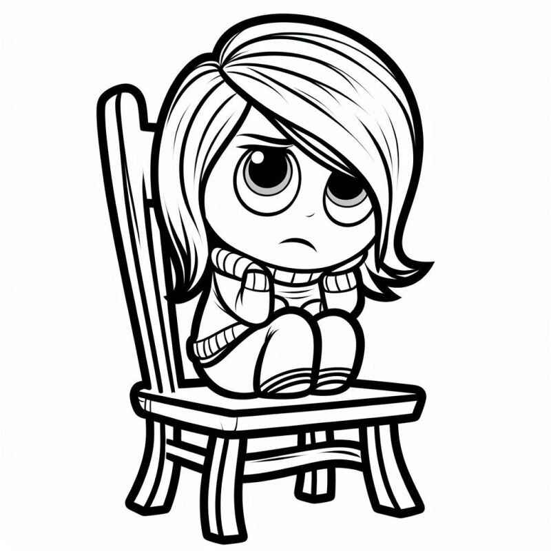 Traurigkeit Inside Out Ausmalbilder 072