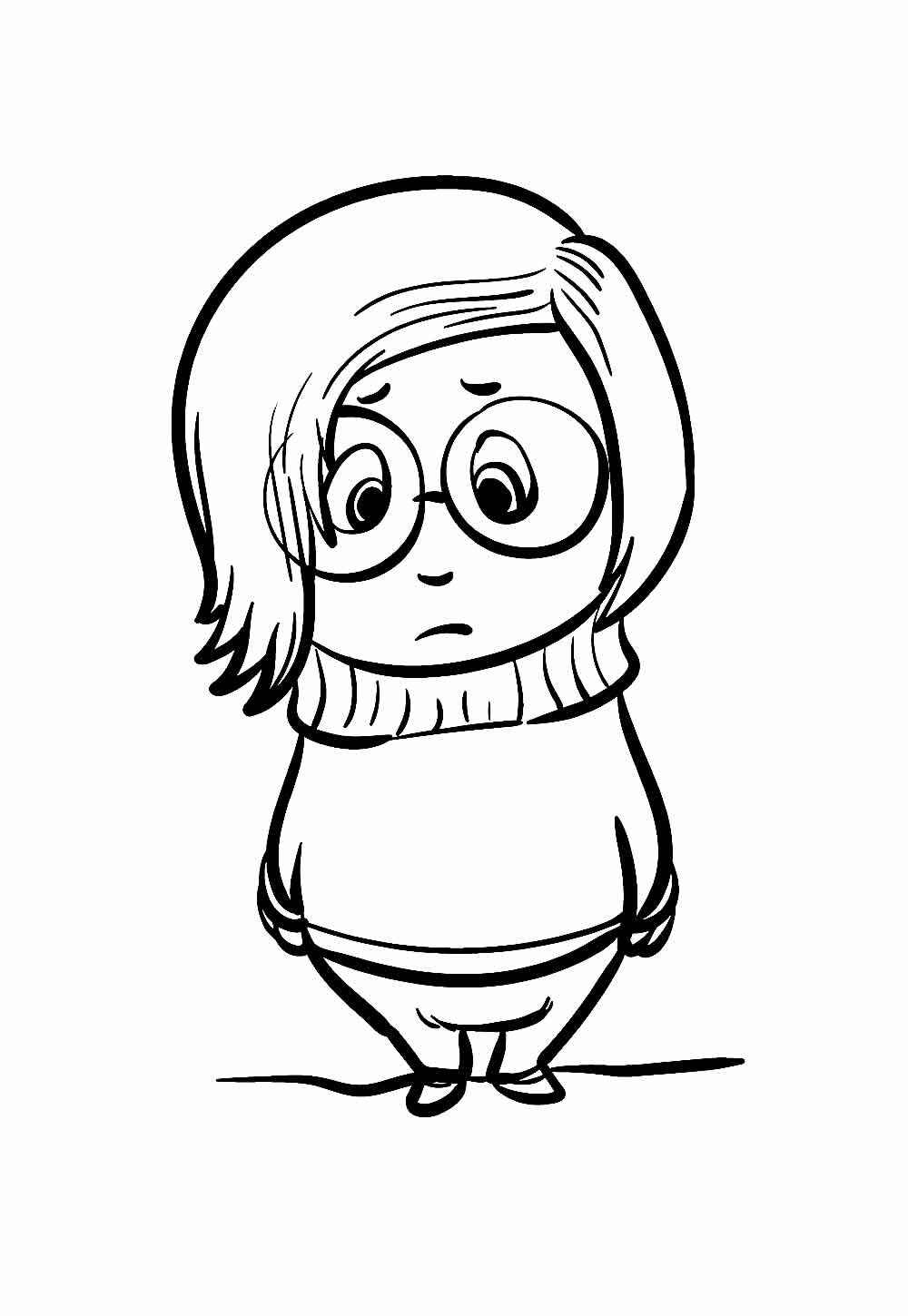 Traurigkeit Inside Out Ausmalbilder 137