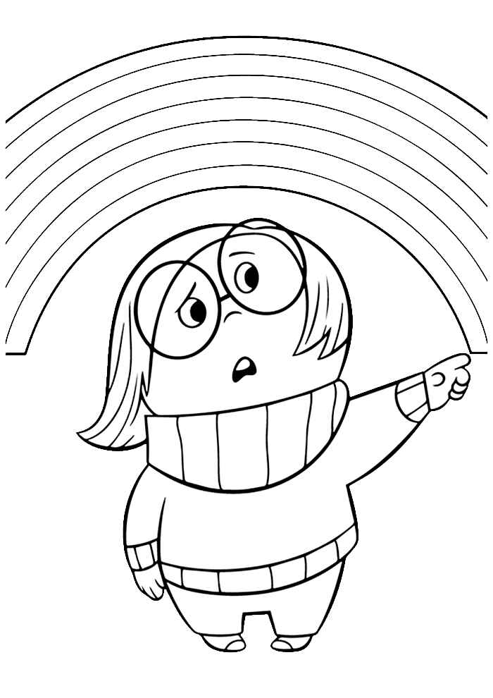 Traurigkeit Inside Out Ausmalbilder 276