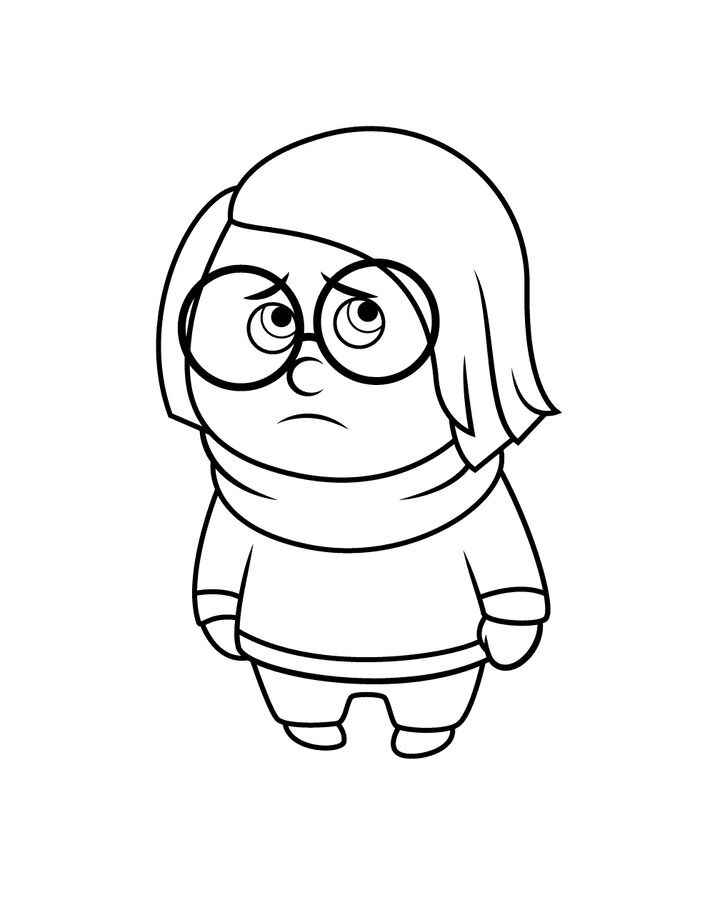 Traurigkeit Inside Out Ausmalbilder 626