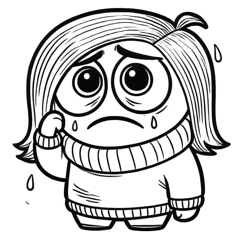 Traurigkeit Inside Out Ausmalbilder 688