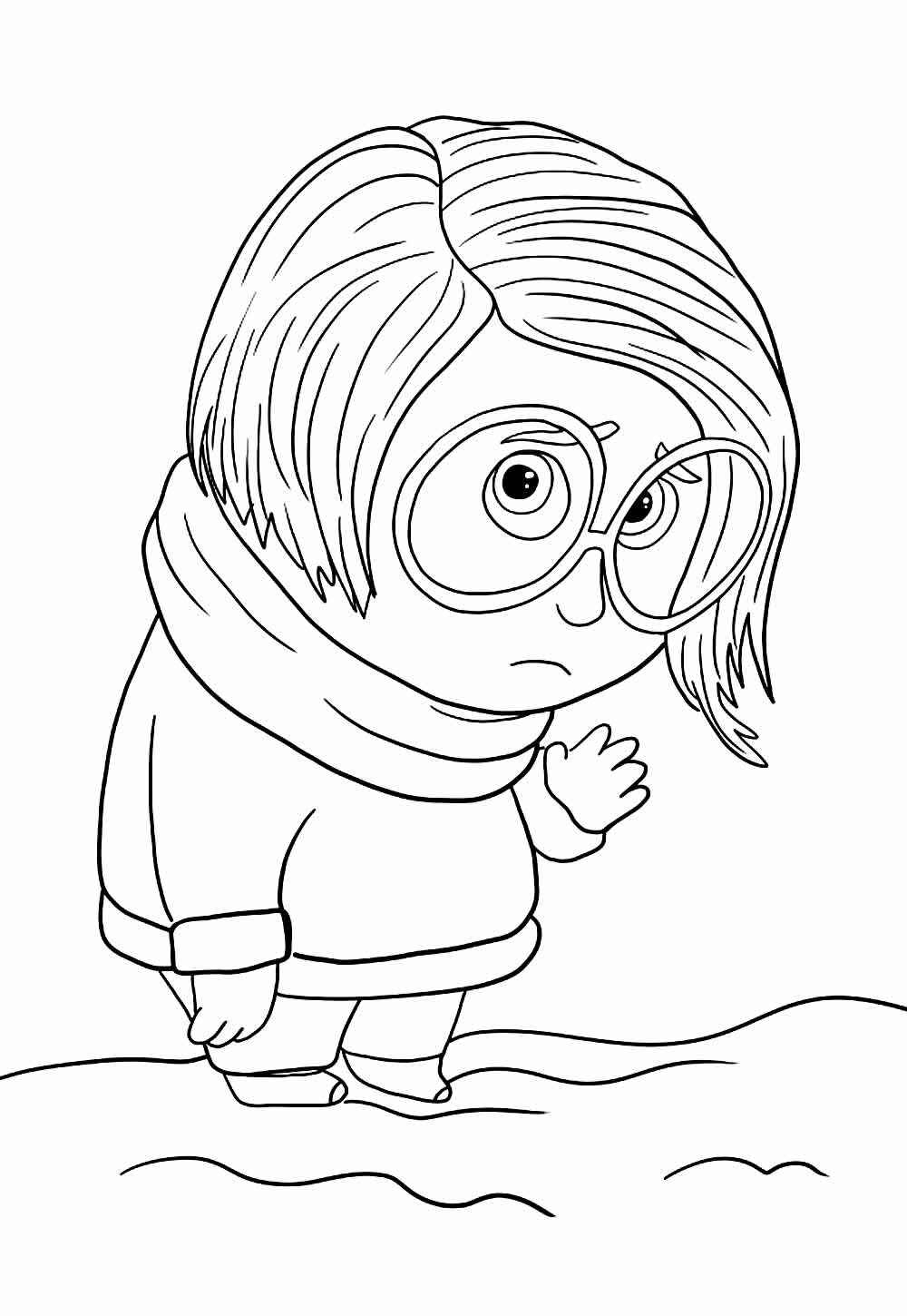 Traurigkeit Inside Out Ausmalbilder 692