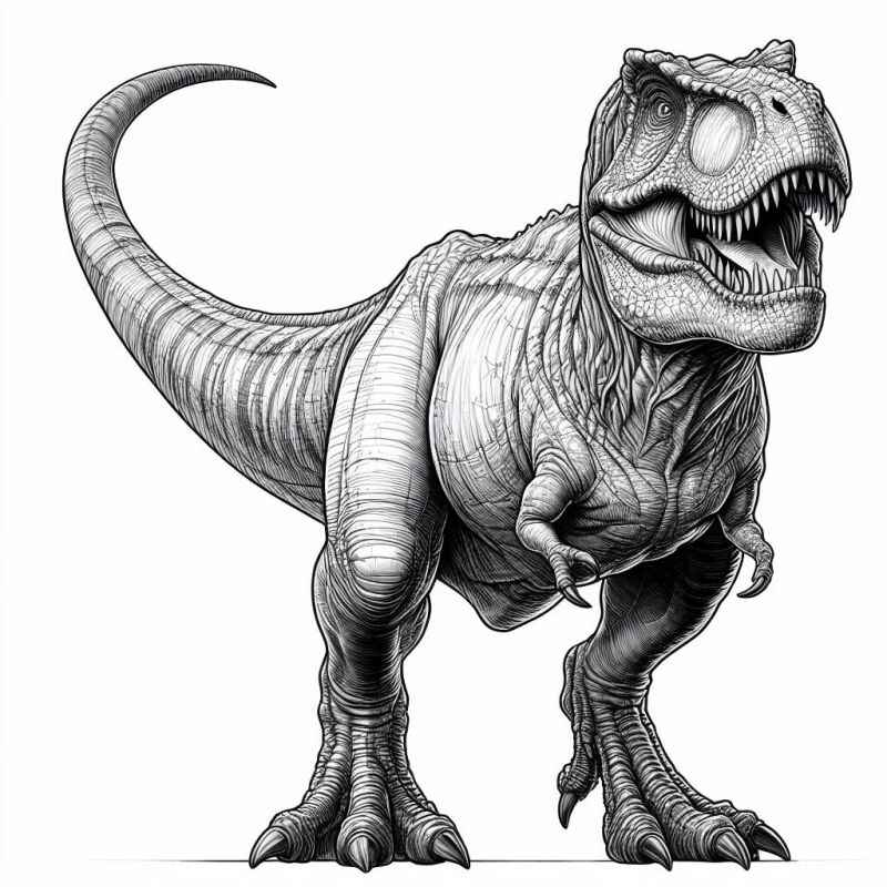 Trex Ausmalbilder 711