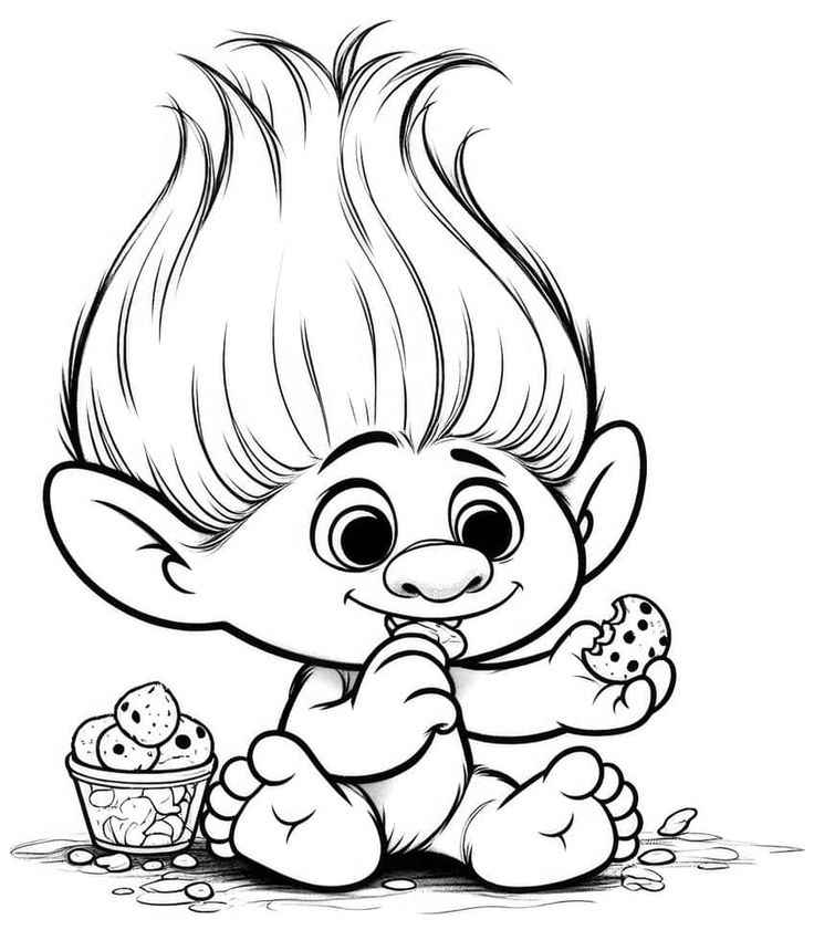 Trolle Ausmalbilder 034