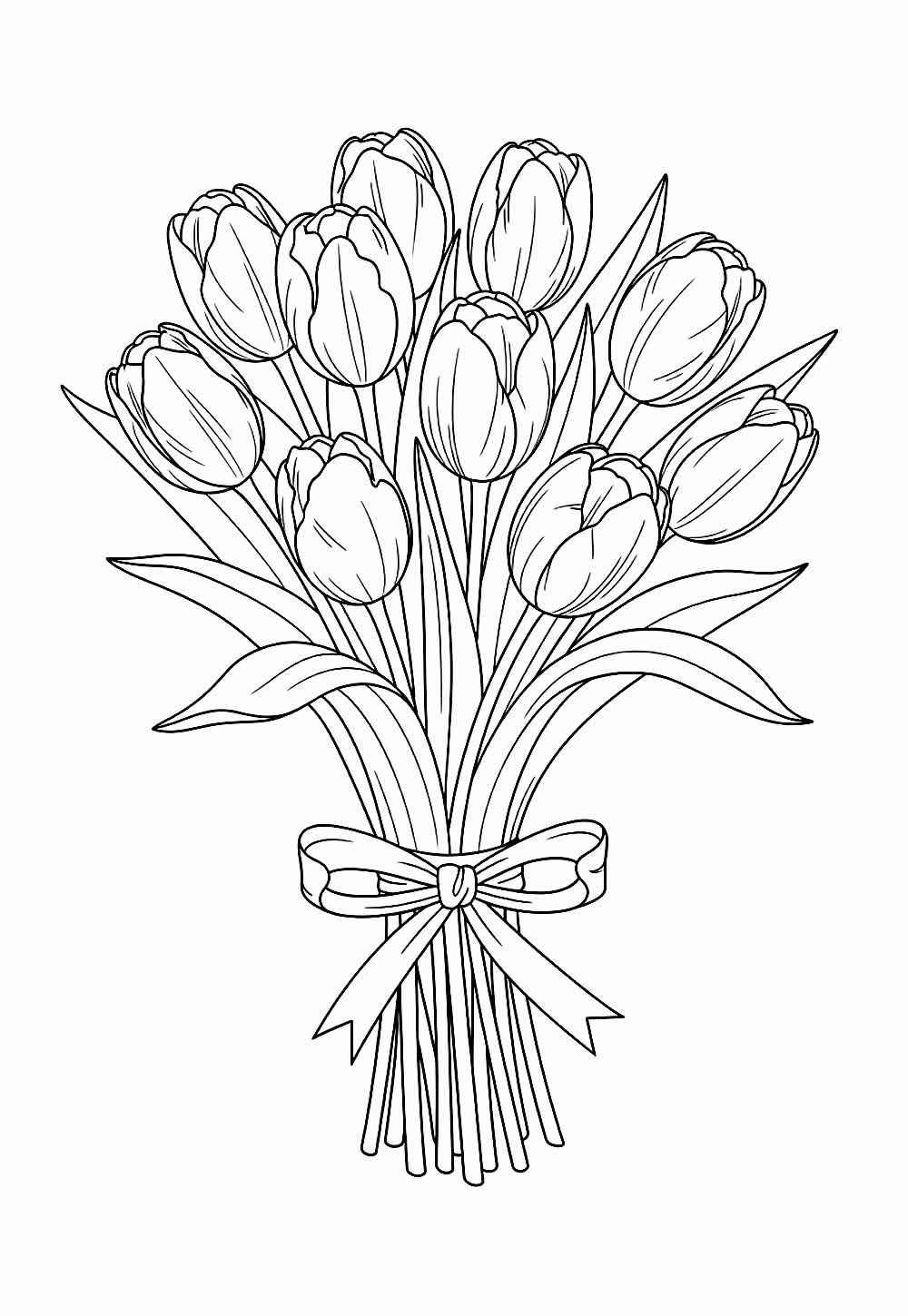 Tulpe Ausmalbilder 344