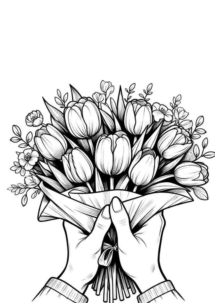 Tulpe Ausmalbilder 478