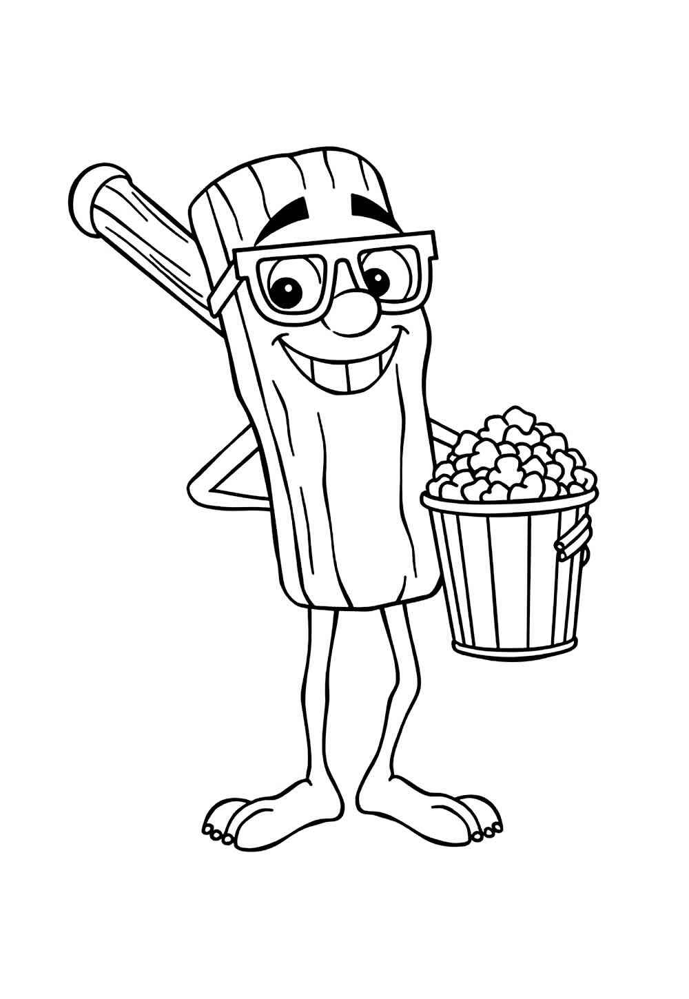 Tung Tung Sahur Ausmalbilder 012