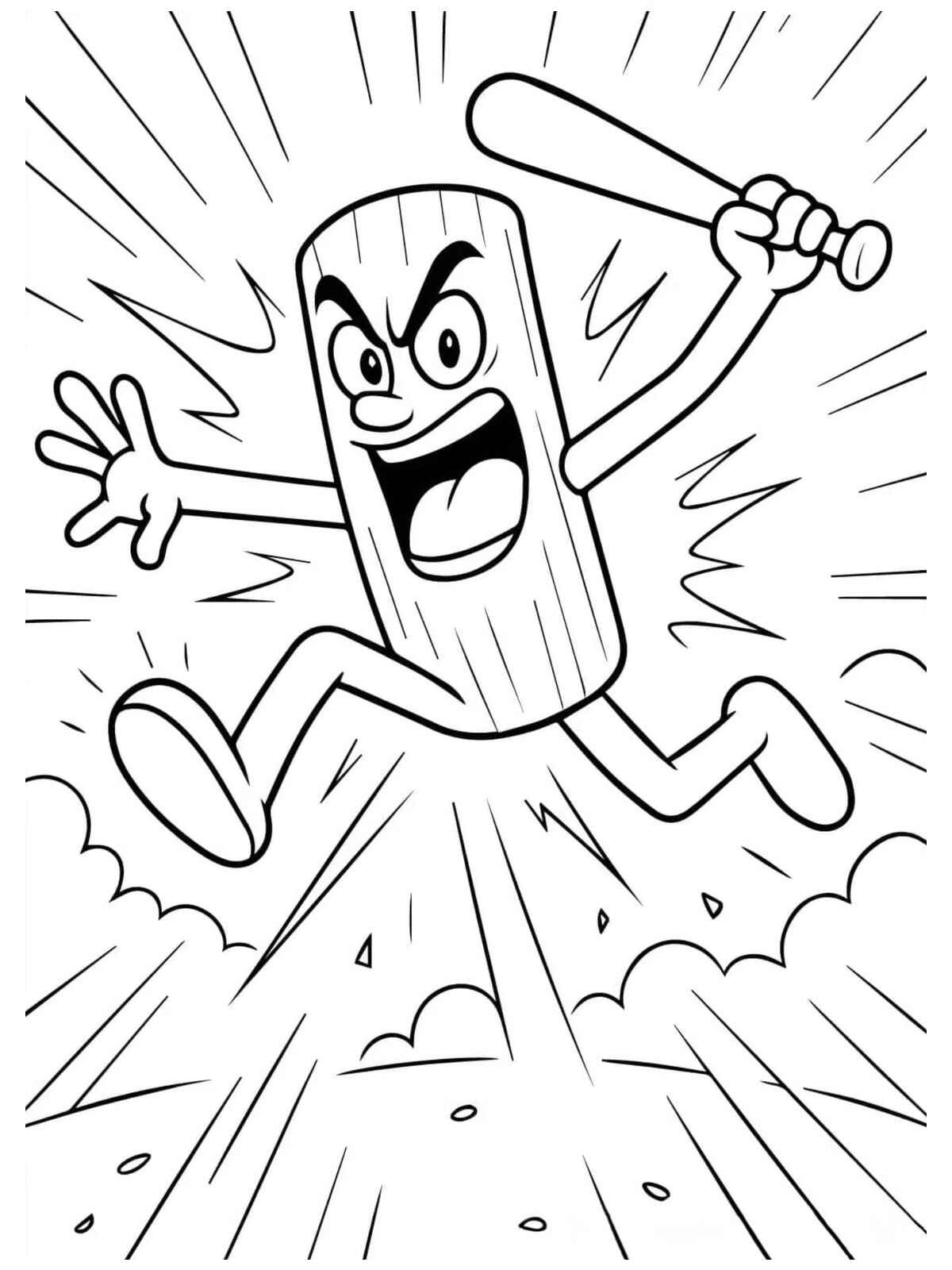 Tung Tung Sahur Ausmalbilder 110