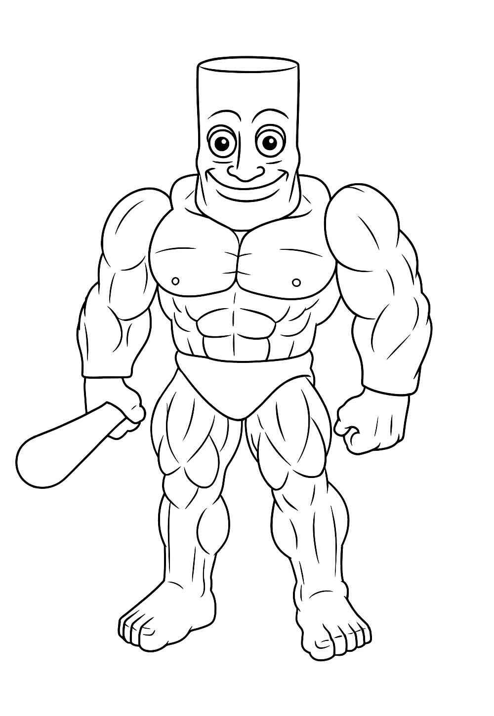 Tung Tung Sahur Ausmalbilder 232