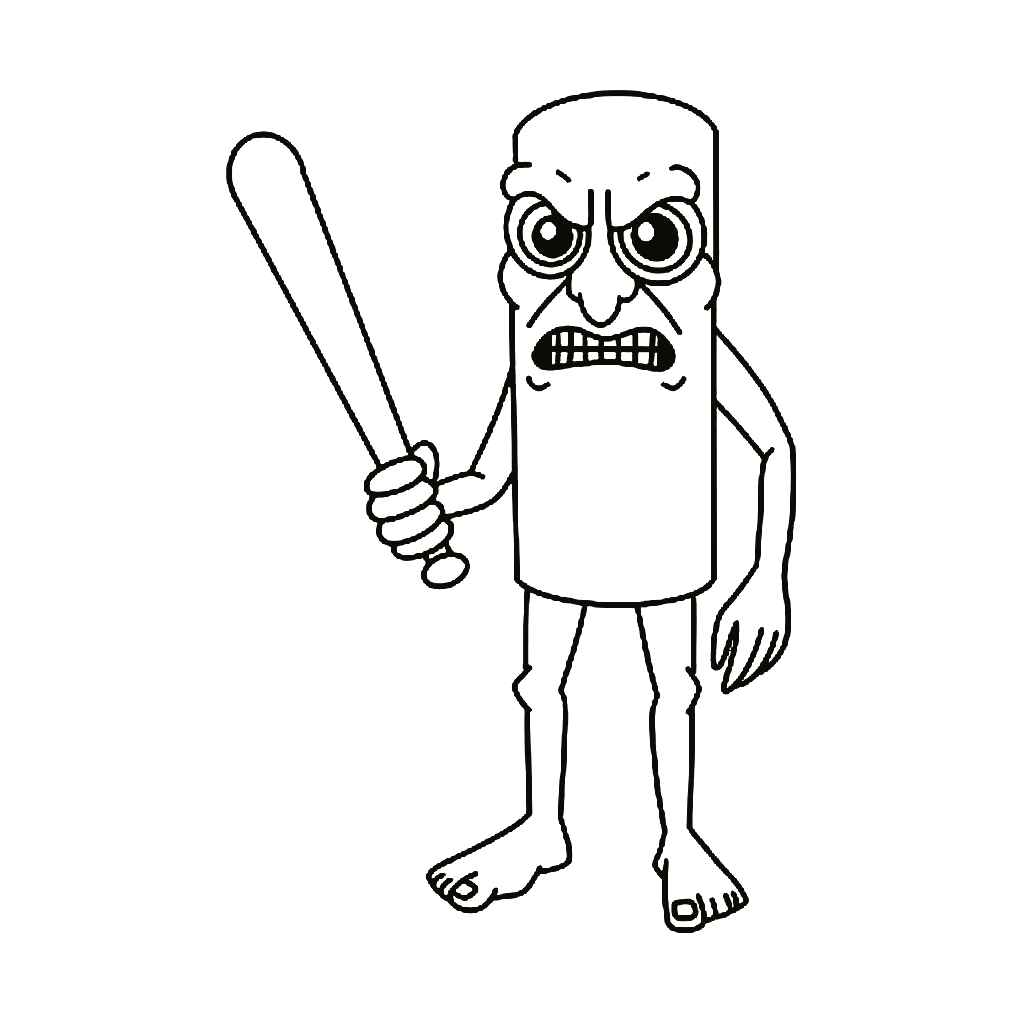 Tung Tung Sahur Ausmalbilder 241