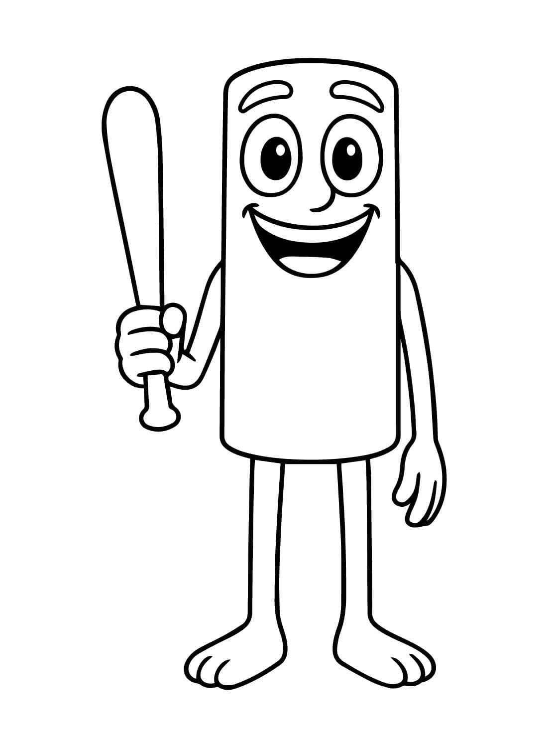 Tung Tung Sahur Ausmalbilder 253