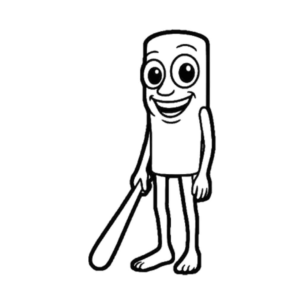 Tung Tung Sahur Ausmalbilder 347