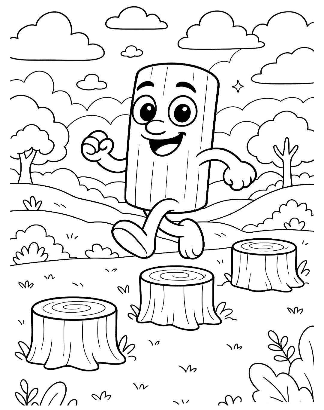 Tung Tung Sahur Ausmalbilder 902