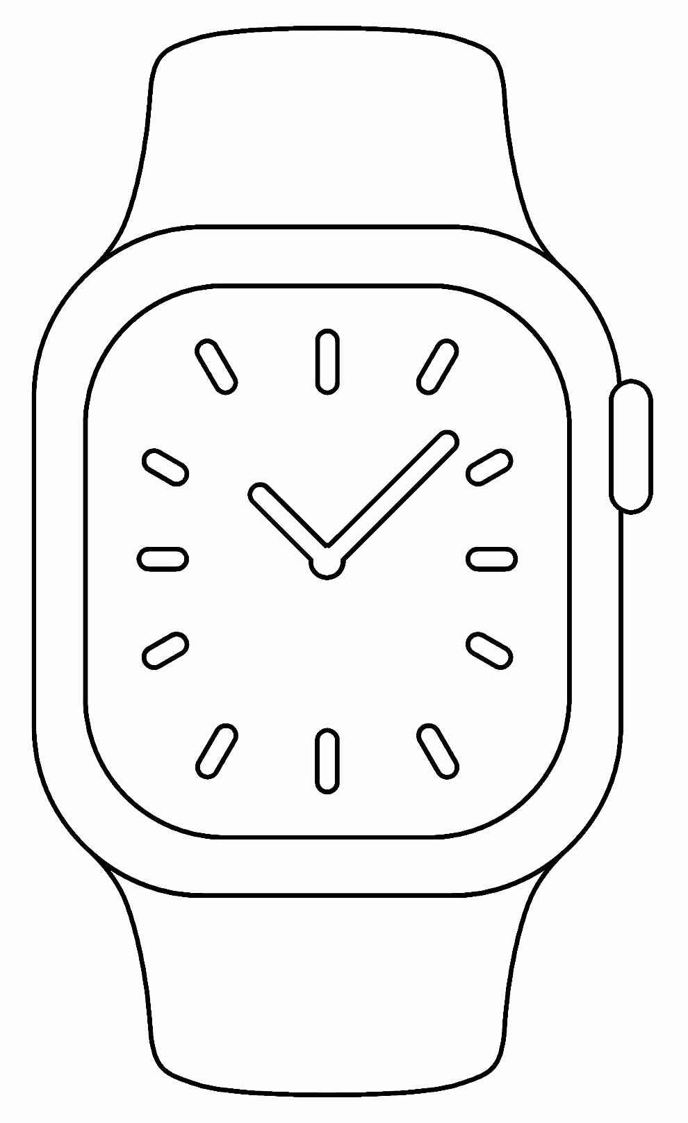 Uhr Ausmalbilder 011