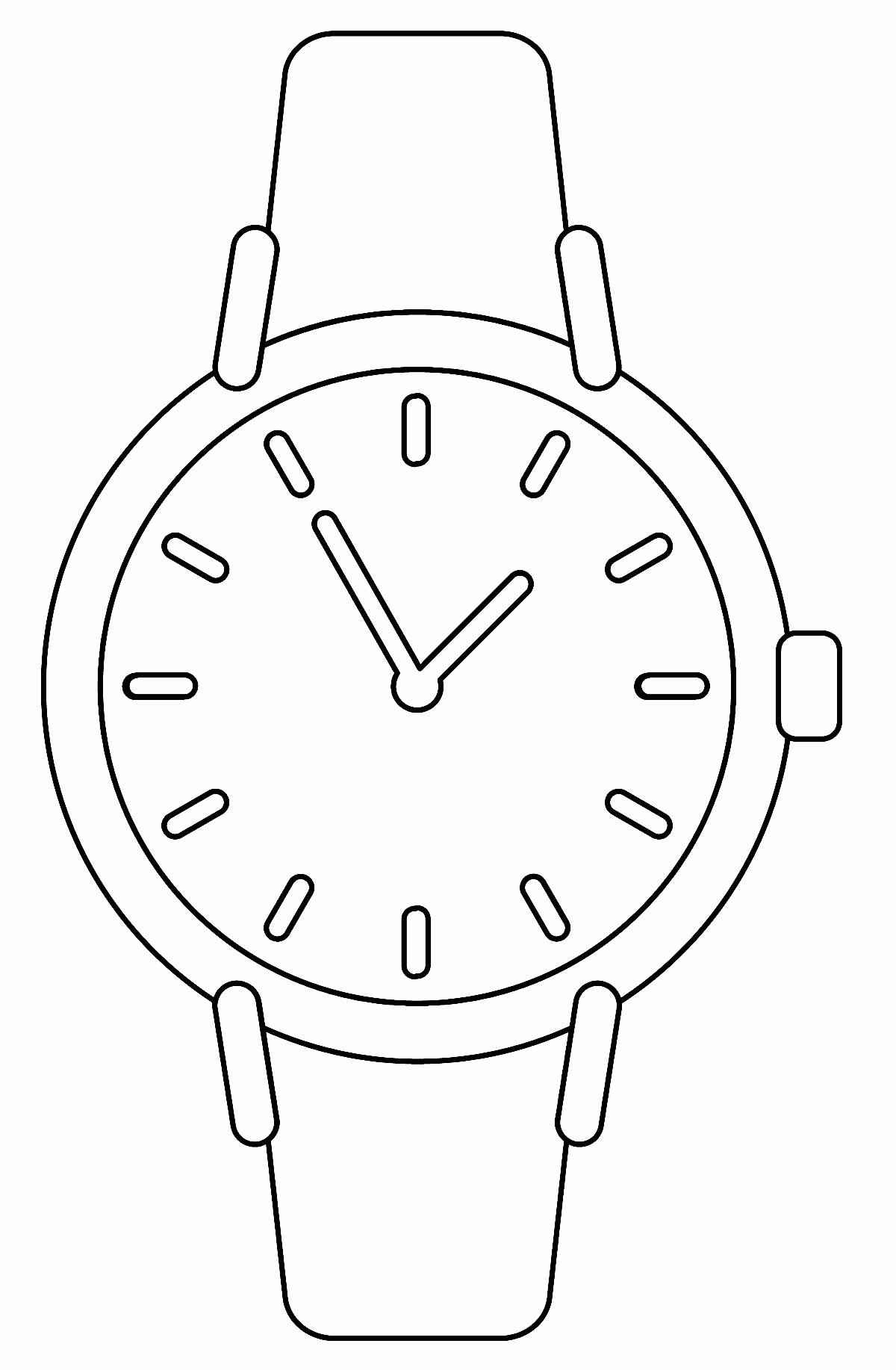 Uhr Ausmalbilder 268