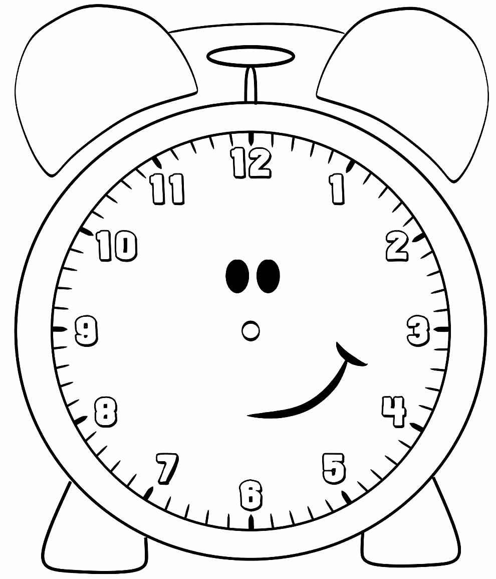Uhr Ausmalbilder 293