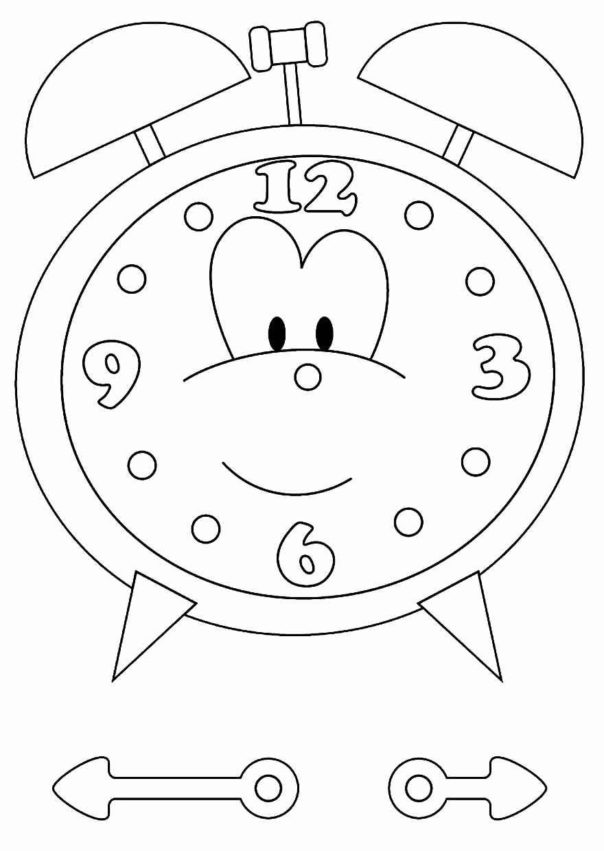Uhr Ausmalbilder 330