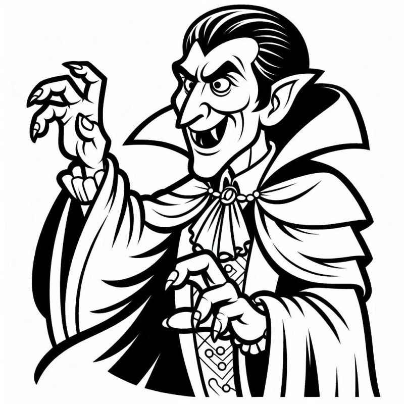 Vampir Ausmalbilder 034