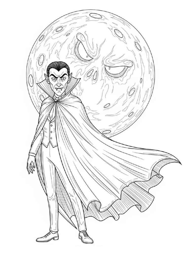 Vampir Ausmalbilder 257