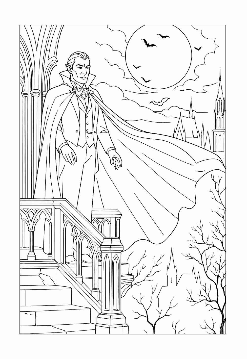 Vampir Ausmalbilder 528