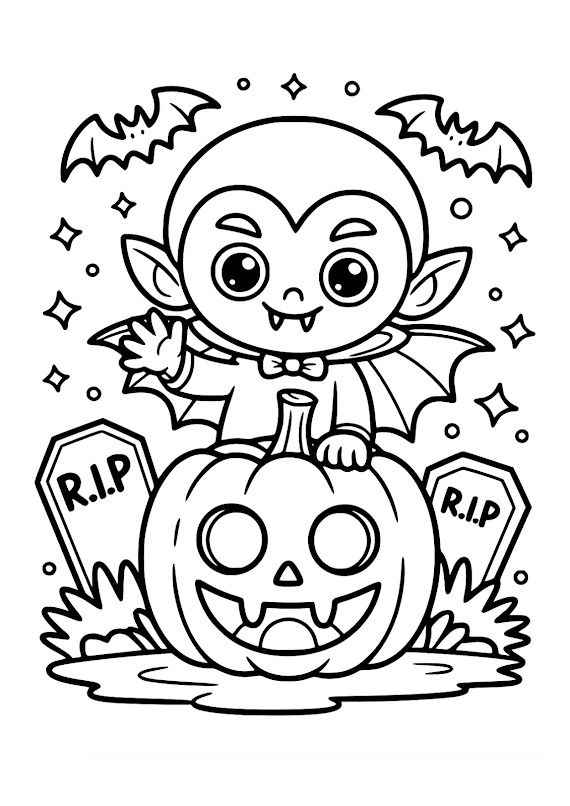 Vampir Ausmalbilder 592