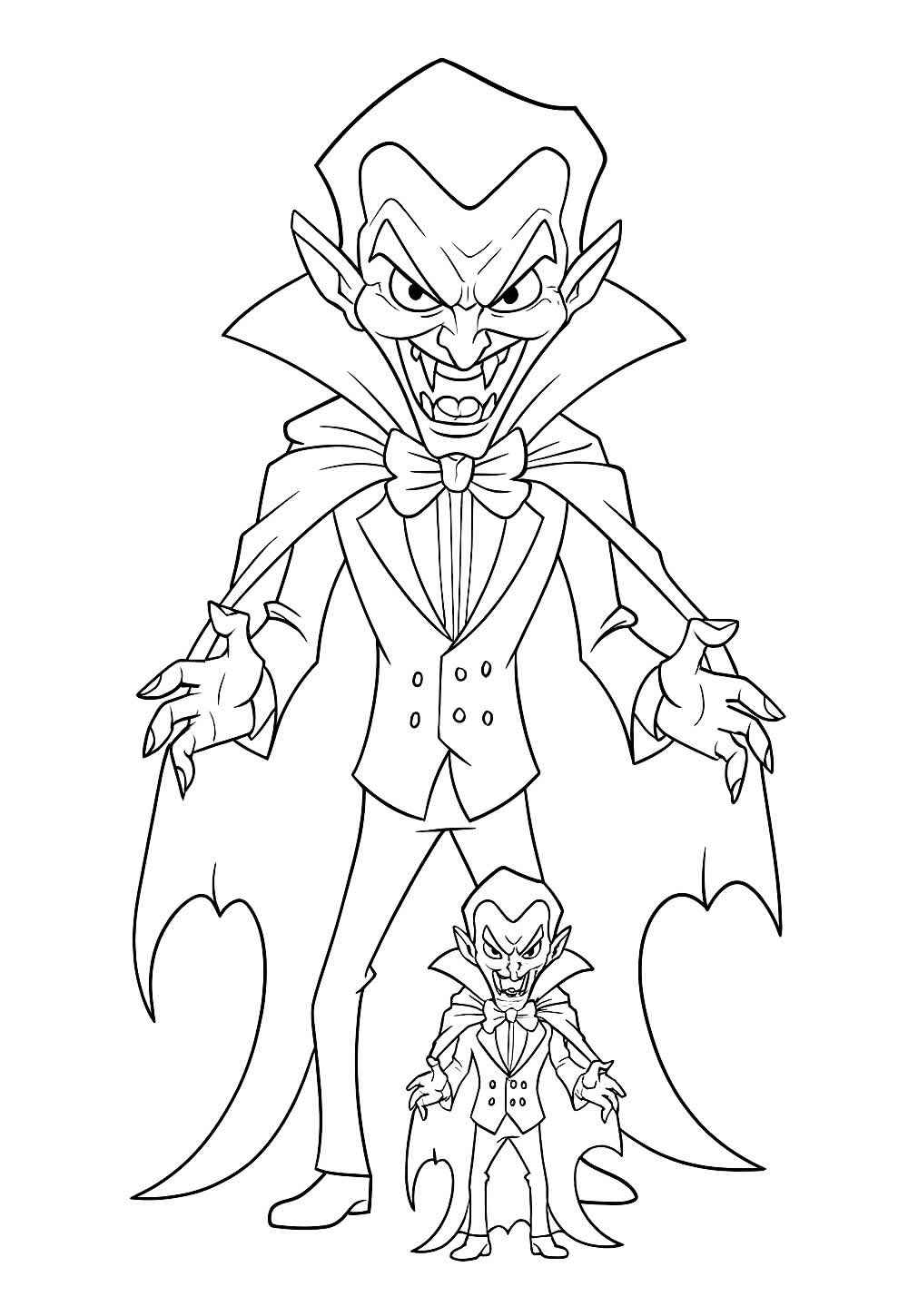 Vampir Ausmalbilder 706