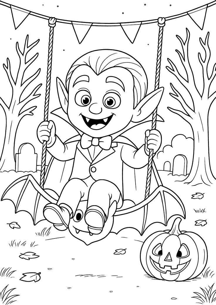 Vampir Ausmalbilder 735