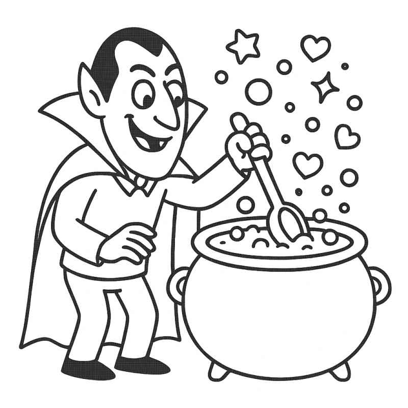 Vampir Ausmalbilder 890