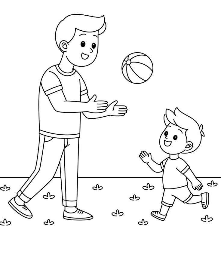 Vatertag Ausmalbilder 317