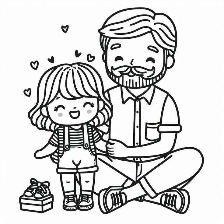 Vatertag Ausmalbilder 366