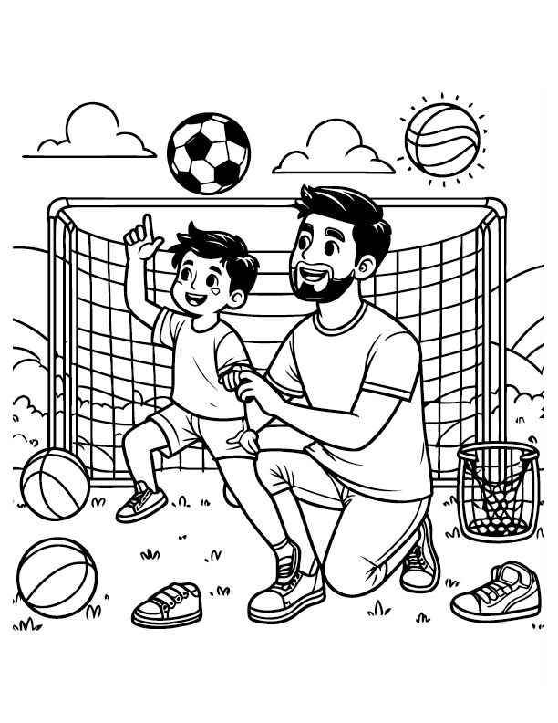 Vatertag Ausmalbilder 675