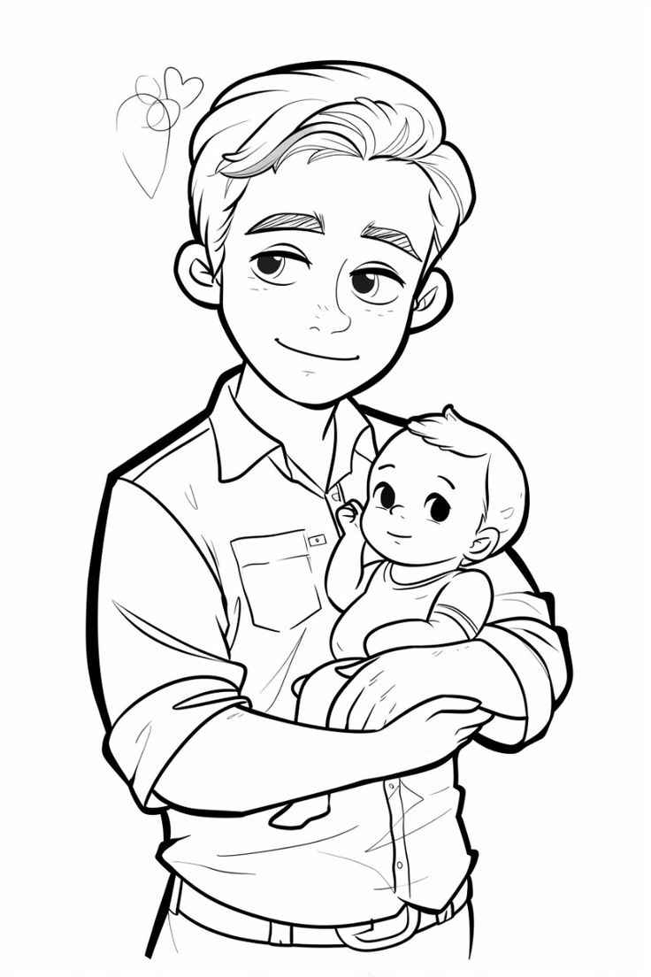 Vatertag Ausmalbilder 679