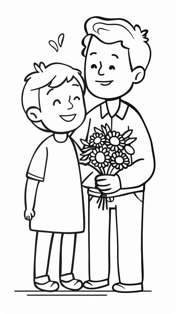 Vatertag Ausmalbilder 747