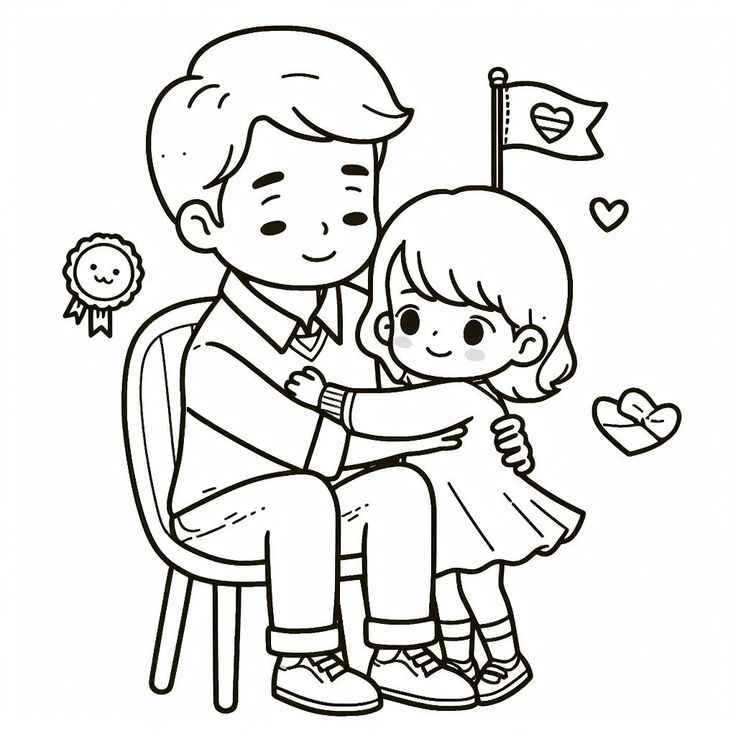 Vatertag Ausmalbilder 873