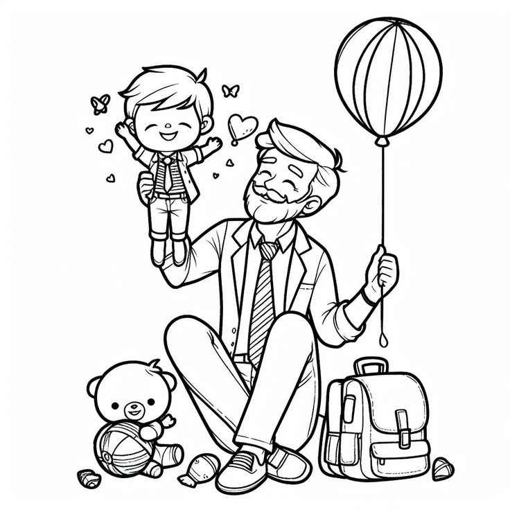 Vatertag Ausmalbilder 878