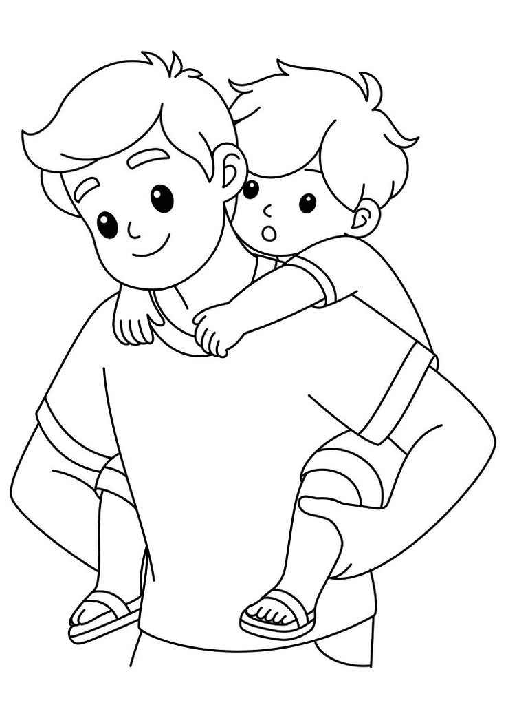 Vatertag Ausmalbilder 954