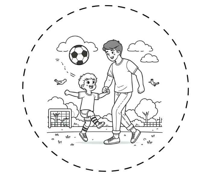 Vatertagskarte Ausmalbilder 027