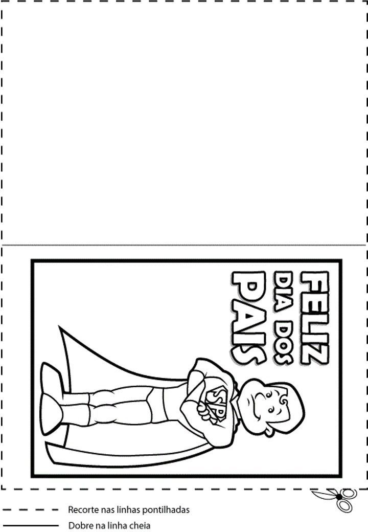 Vatertagskarte Ausmalbilder 040