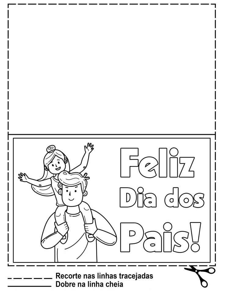 Vatertagskarte Ausmalbilder 320