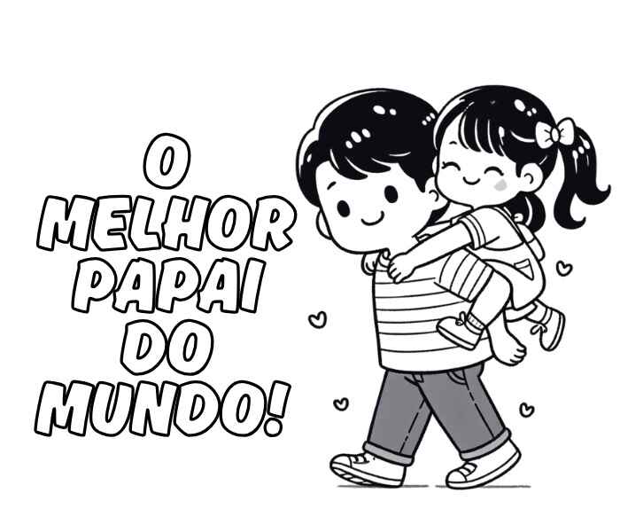 Vatertagskarte Ausmalbilder 353